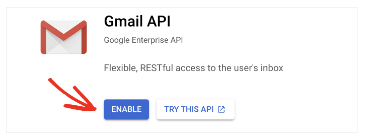 Enable Gmail API